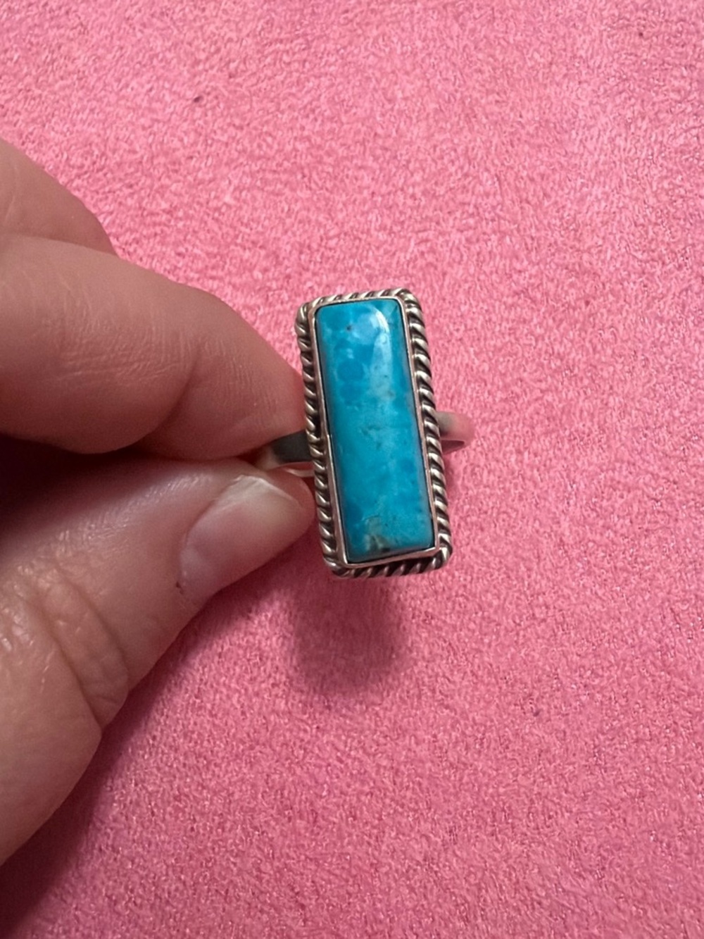 Turquoise bar ring - Picture 3 of 3